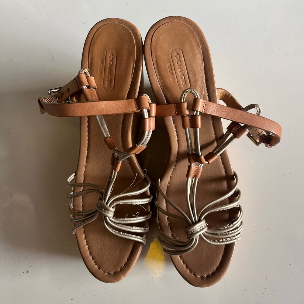 Coach wedge 5” size 10